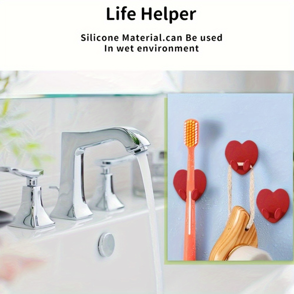 Love Kitchen Wall mounted Plug Hook Bedroom Office Cable - Temu