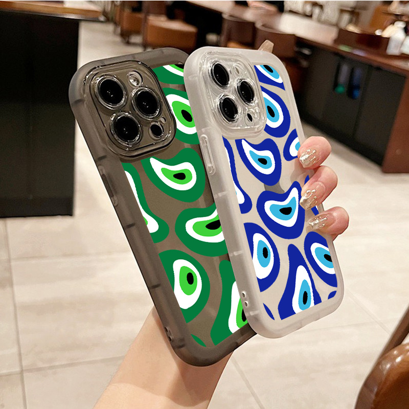

2pcs Strange Shape Graphic Luxury Shockproof Phone Case For 15 14 13 12 11 Pro Max X Xr Xs 7 8 Plus Silicone Bumper Transparent Hard Back Soft Cover Fall Phone Cases