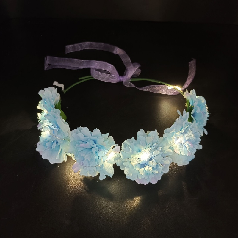 Bandeau lumineux LED pour femme et enfant, 1 pièce, couronne, oreille de  chat, lapin, fleur, sauna, cadeau d'anniversaire, Noël
