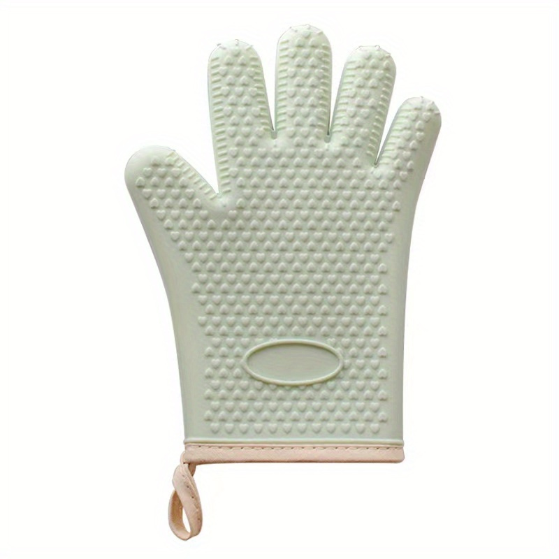 Oven Mitts Silicone Oven Gloves for Kitchen Long Heat Resistant Baking  Gloves for Microwave BBQ Grill