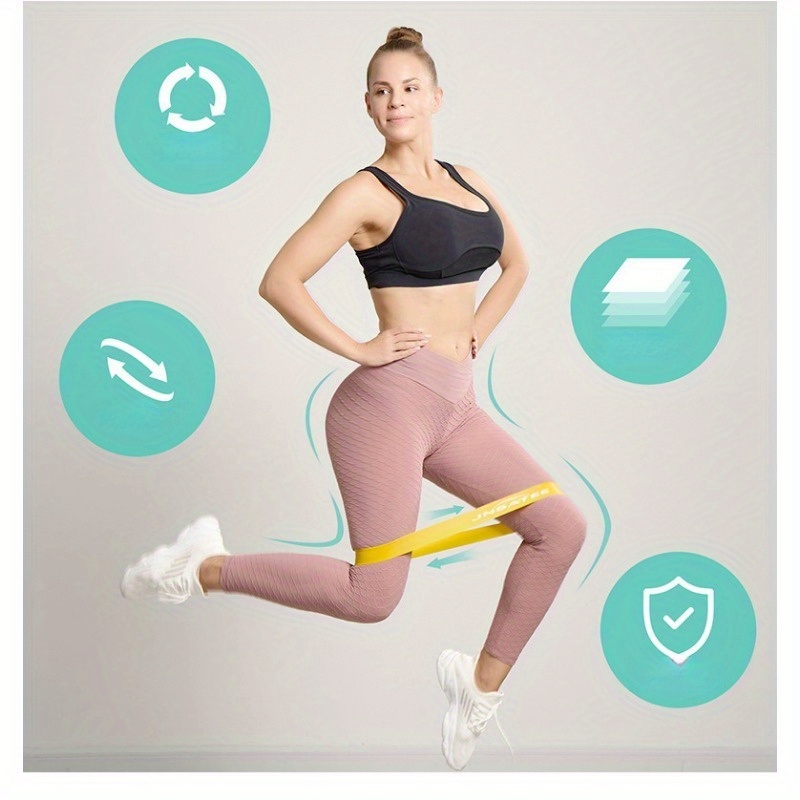 Exercise Resistance Loop Bands Elastic Yoga Fitness - Temu