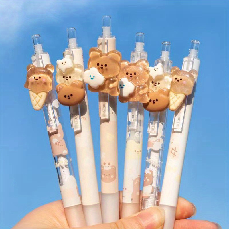 Kawaii Animals Cartoon Mechanical Pencil Cute Pencil School - Temu