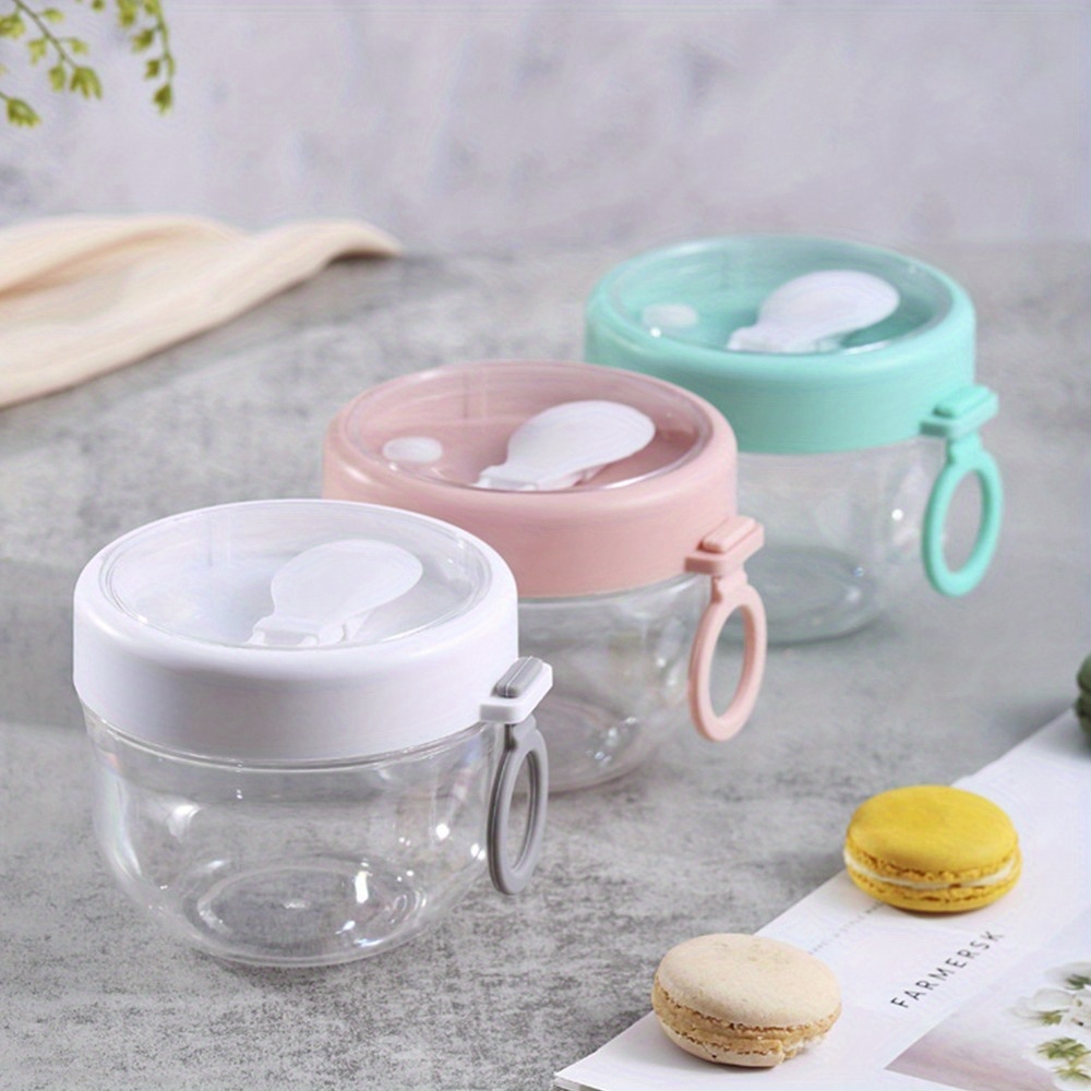 1pc 360ml Portable Sealed Baby Food Storage Container Milk Powder Container