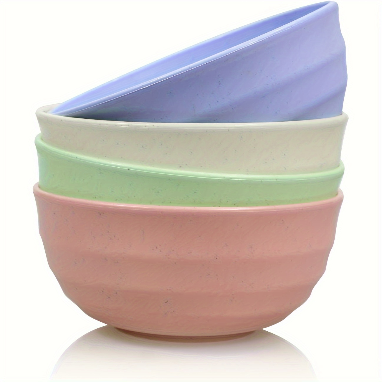 4pcs Noodles & Salad Bowls for Home & Restaurant