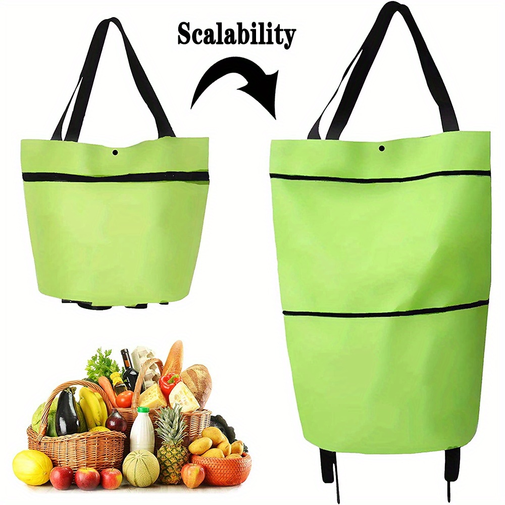 CHARIOT DE COURSE PLIABLE sac fourre-tout avec roues – La Cuisine