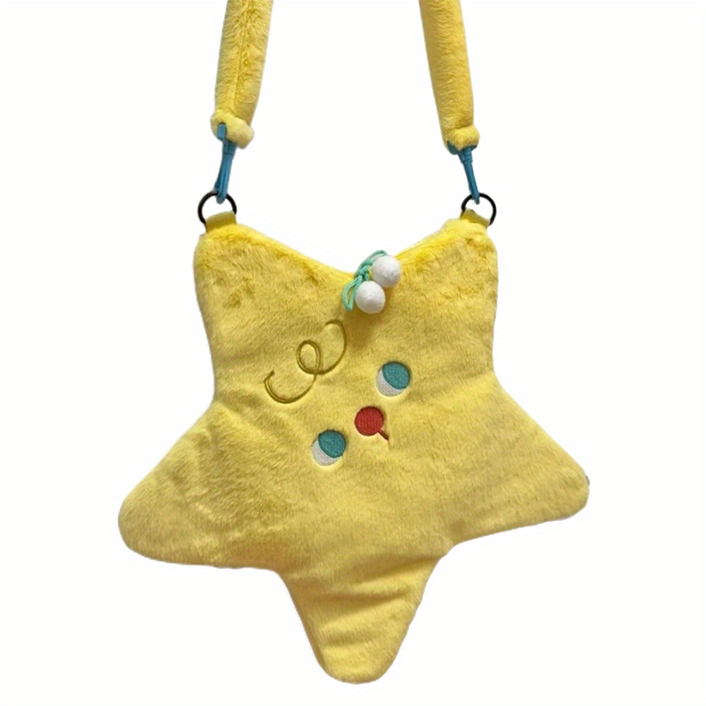 Kawaiienvy Star Shaped Denim Crossbody Bag