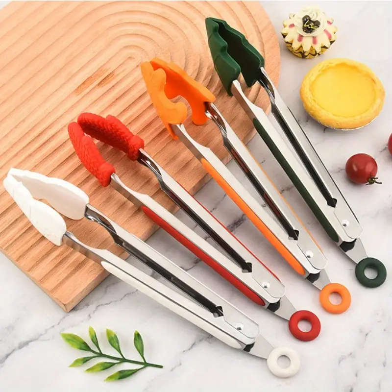 Kitchen Tongs, High Temperature Resistant Creative Christmas
