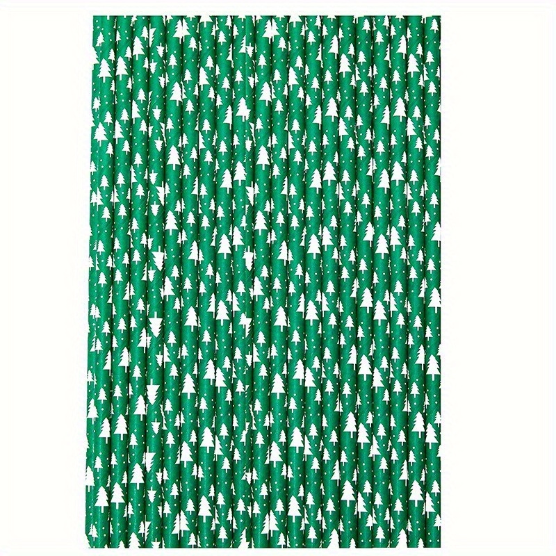 Christmas Disposable Paper Straw, Mix Colors, Biodegradable Paper Straws,  Creative Christmas Elements Printed, Party Dinner Cocktail Straws, For Home  Restaurant Drinks Shop Bar, Christmas Decoration Props, Christmas  Accessories - Temu