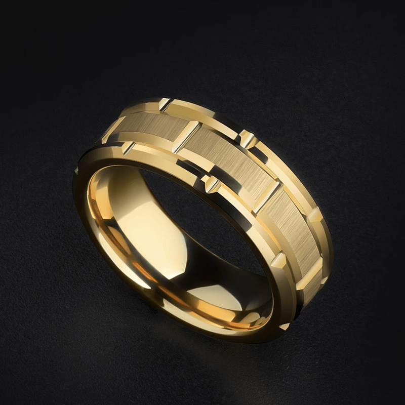 TEMU 1pc 8mm/ 0.315in Men's For Men, Hip Hop Fashion Index Finger Ring, 's Accessory Jewelry Ornament For Daily Wear, Banquet Party Holiday Birthday