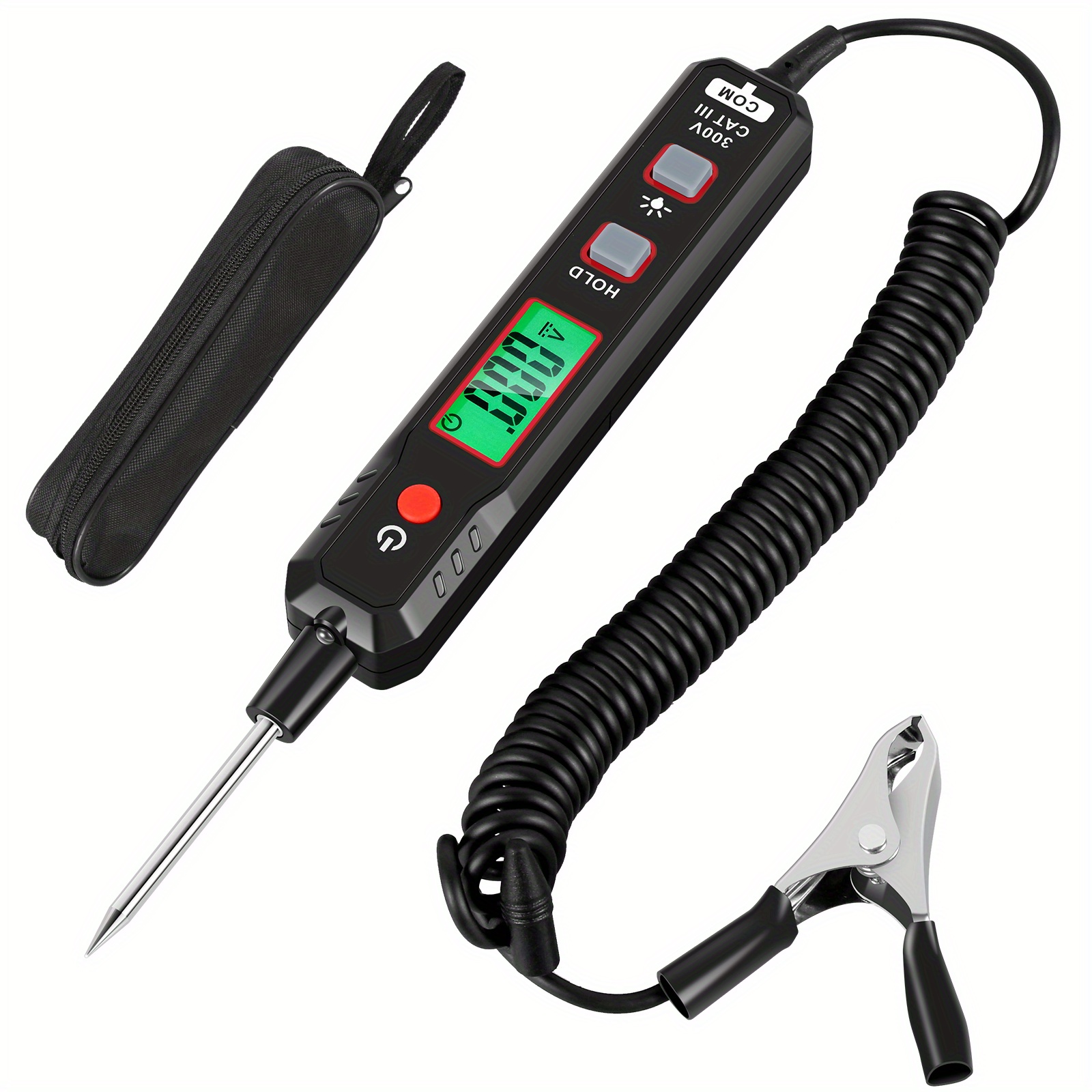 1 Pcs Car electric pen, circuit testing instrument, battery tester, Pour  Stylo testeur de tension pour