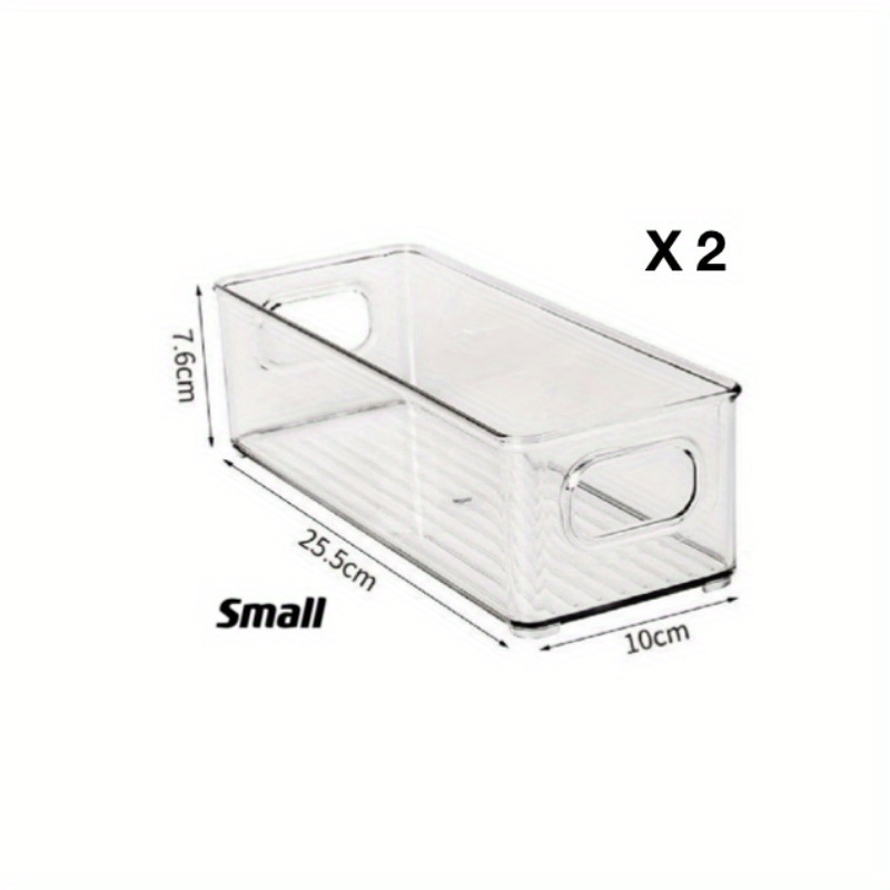 2/4 Pezzi Organizzatore Frigorifero Contenitore Trasparente - Temu Italy