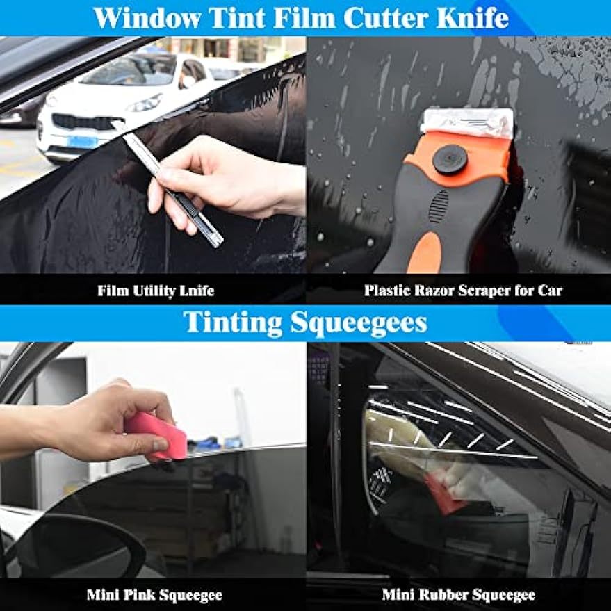 10pcs Window Tint Tools, Window Tint Kit Vinyl Wrap Tools, 1set Window  Tinting Kits, Tinting Tools For Car Window Film Installation Application Kit