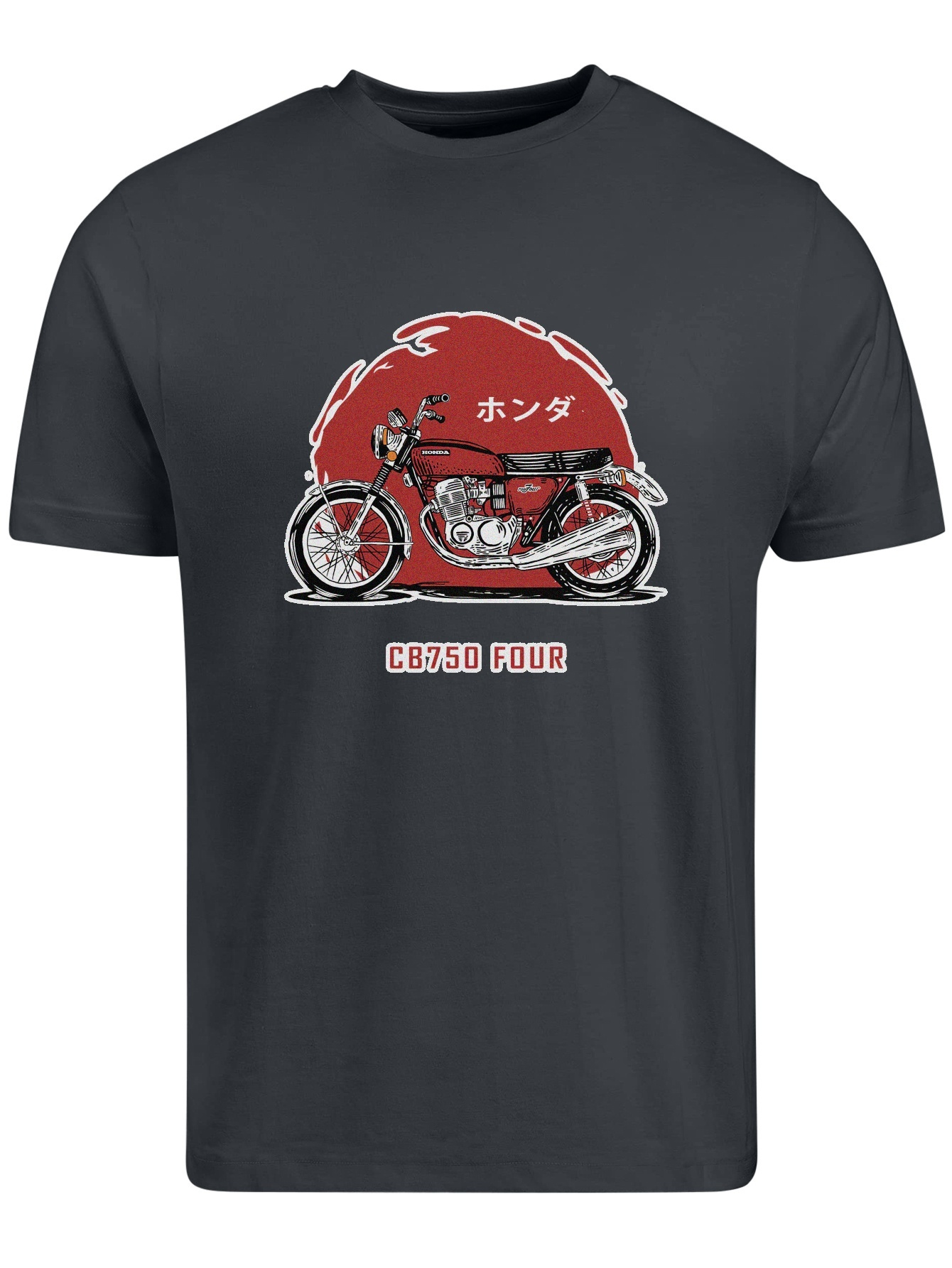 Camiseta Estampado Gráfico Motocicleta Hombre Camisetas - Temu