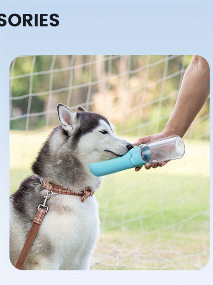 Portable Dog Water Bottle, Leak Proof Foldable Dog Water Cup, Folding Dog  Cat Water Dispensing Bottle - Temu