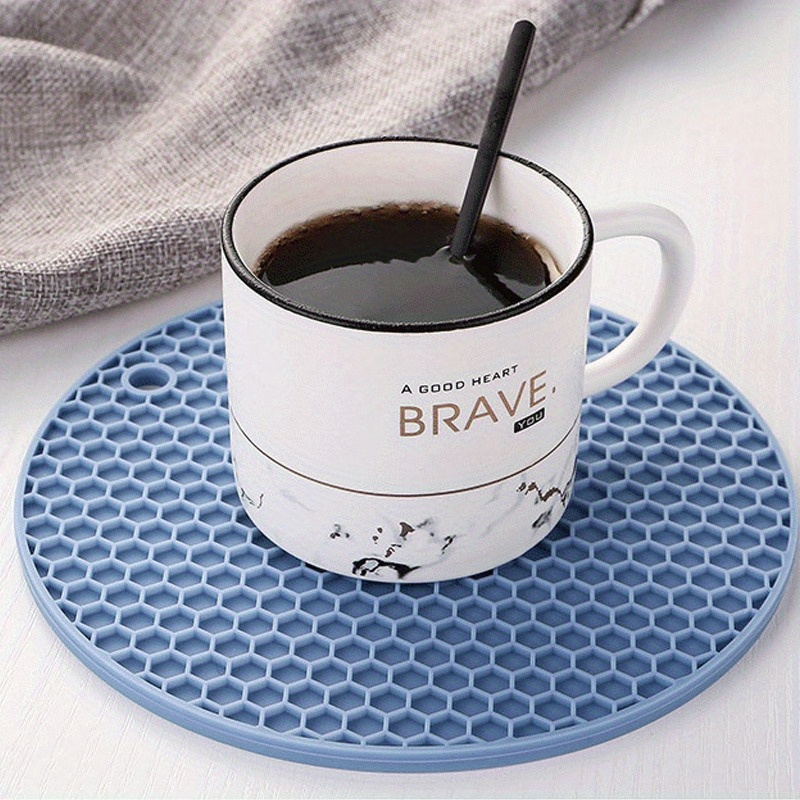 Silicone Mat Cup Mat Heat Resistant Mat Honeycomb Non slip - Temu