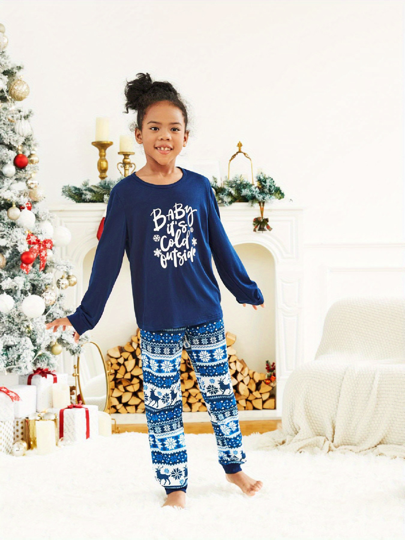 Pyjama assorti famille noel hot sale