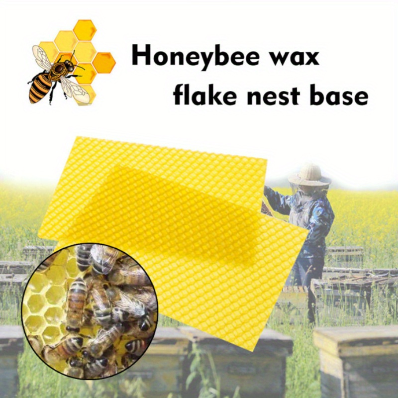 Natural Beeswax Sheets Honeycomb Sheet Hive Cell Frame Wax - Temu