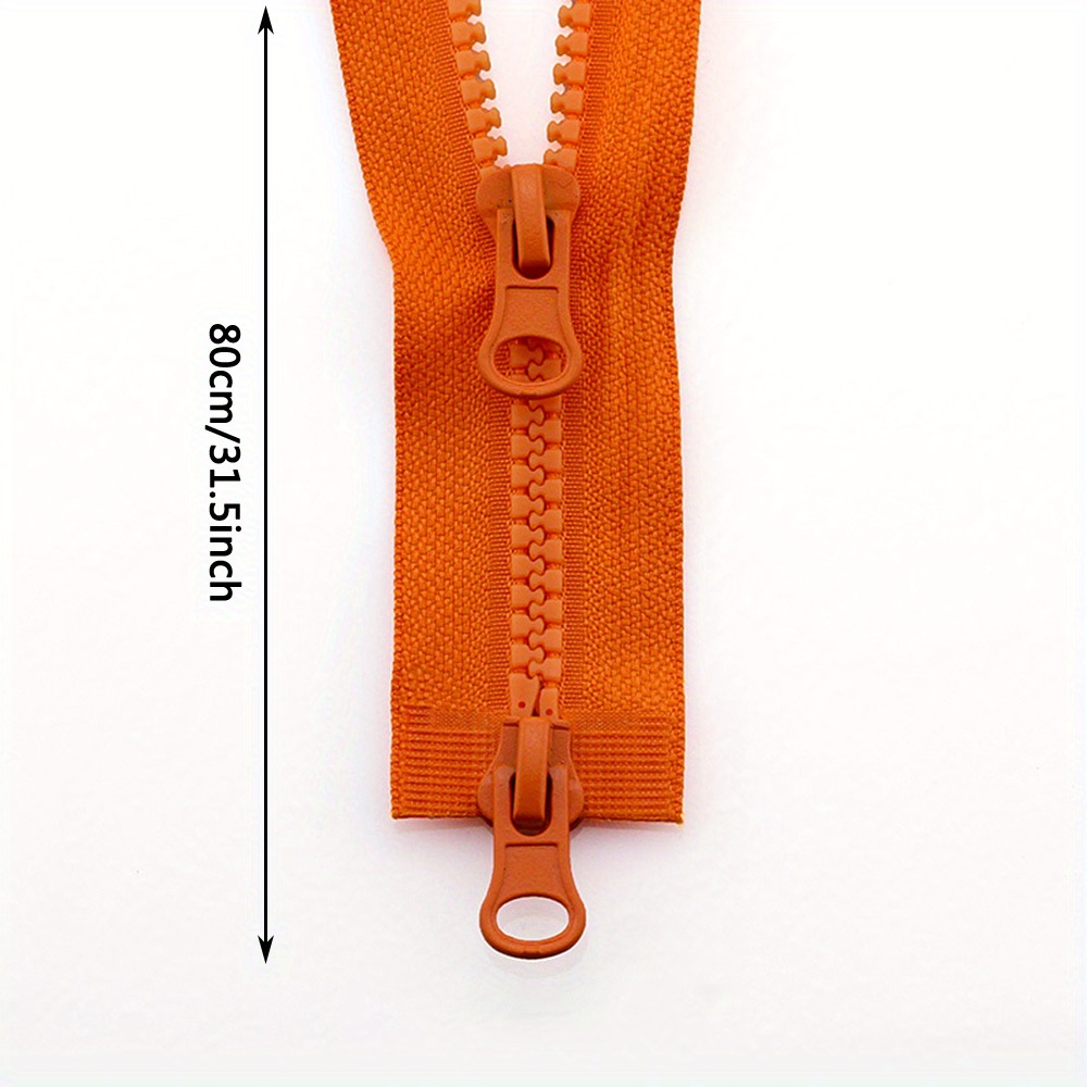 No.5 20cm Plastic zipper double pull two way zipper -Daya zipper