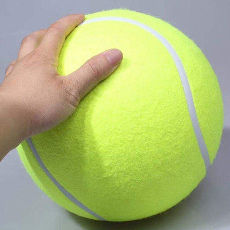 large size inflatable tennis ball dog chew toy interactive toy for medium large dog interactive training supplies