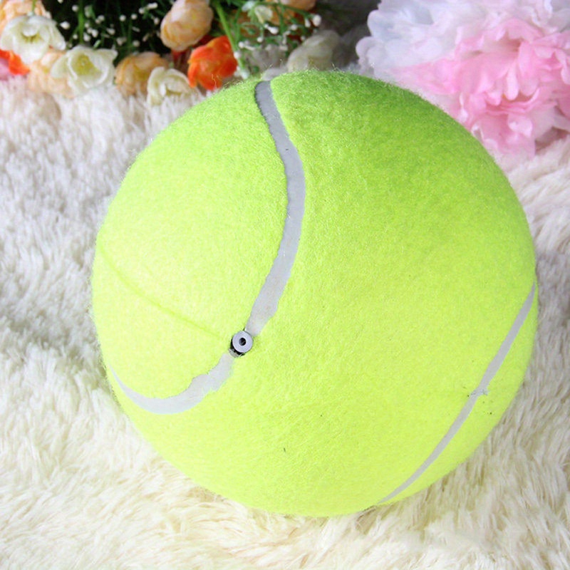 large size inflatable tennis ball dog chew toy interactive toy for medium large dog interactive training supplies