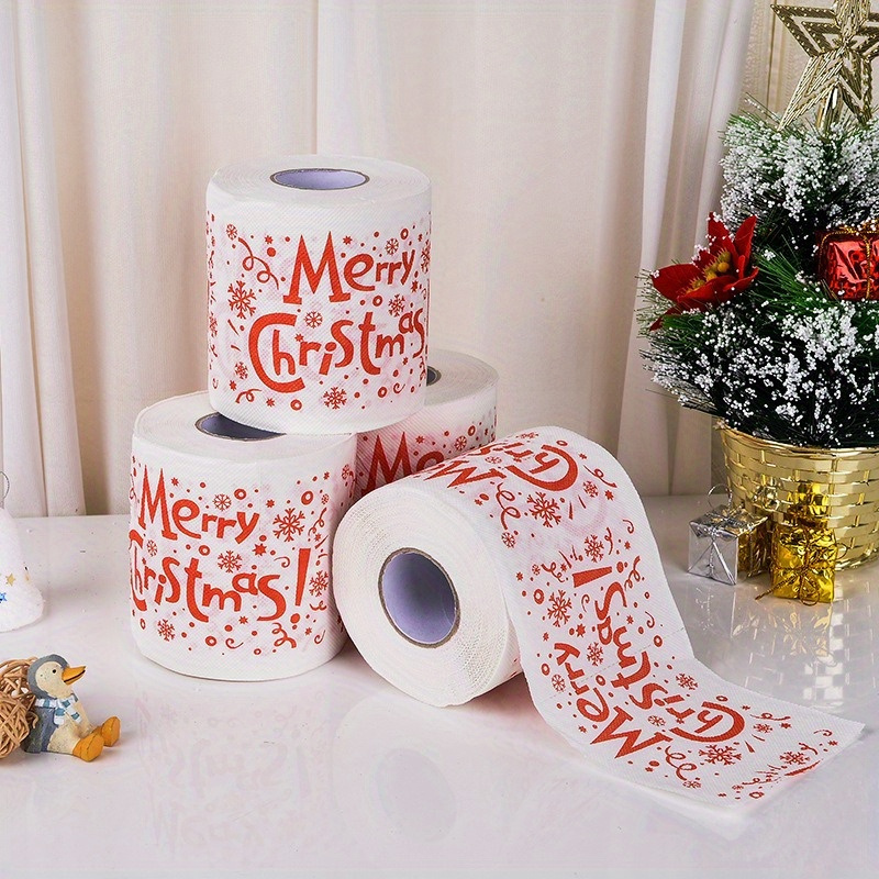 Santa Claus Christmas Pattern Series, Printed Toilet Paper