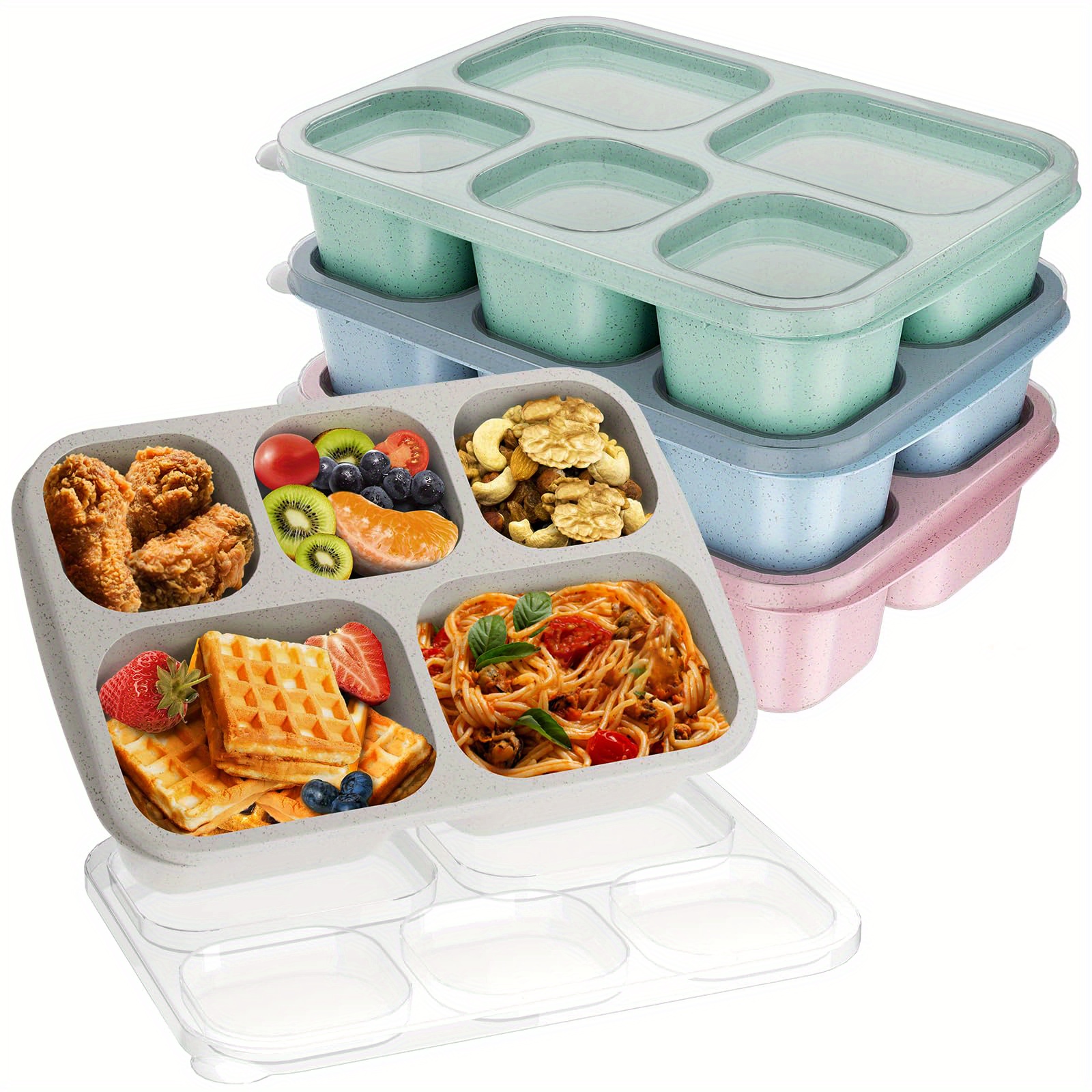 Snack Containers Lunchable Containers Reusable Meal Prep - Temu