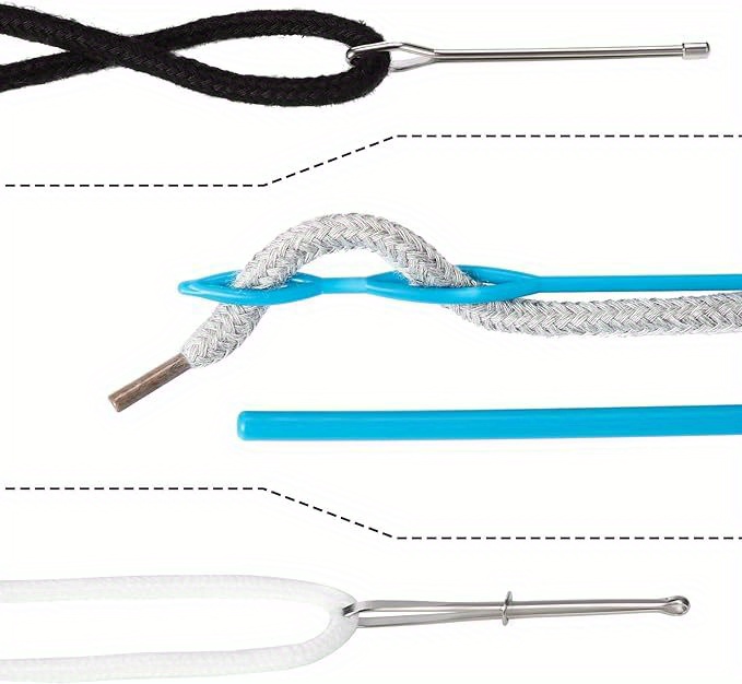 Sewing Loop Kit Includes Loop Hook Flexible Drawstring - Temu