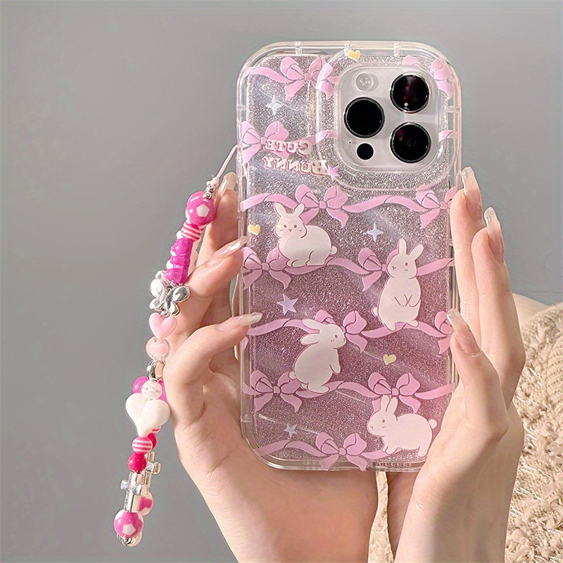 Floral Phone Case With Lanyard Compatible With iPhone 15/15Pro/15Plus/15Promax