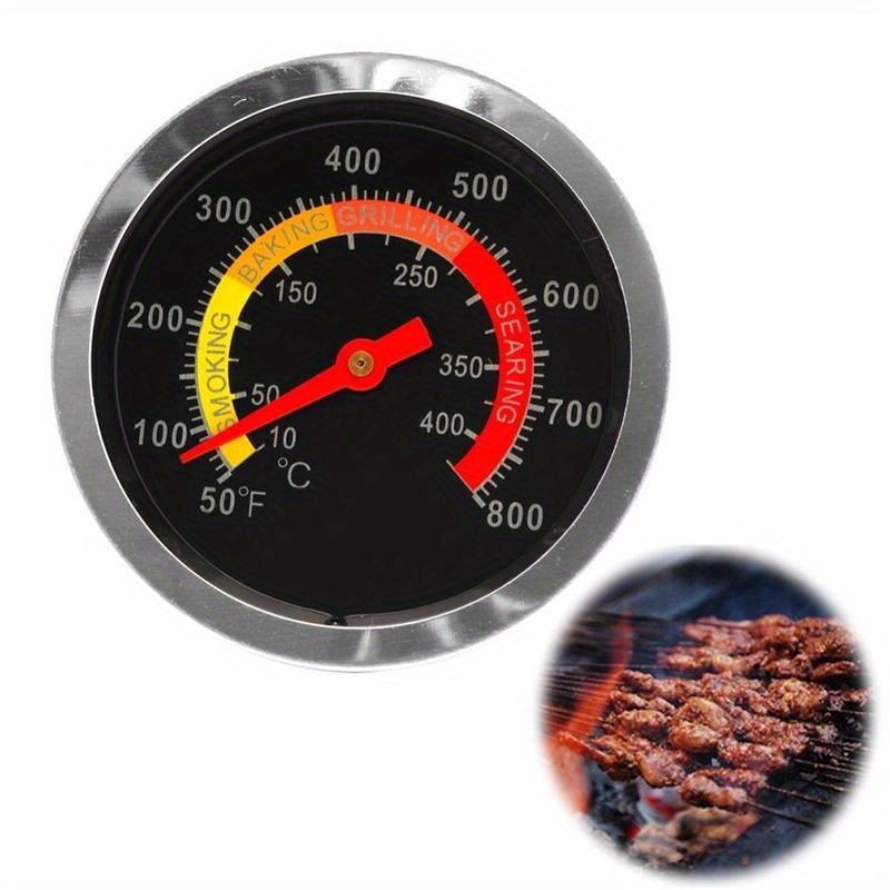 1pc, Termometri Griglia, Nuovo Termometro Griglia Affumicatore Bbq In Acciaio  Inossidabile, Indicatore Temperatura, 10 400 Gradi Celsius Termometri  Griglia, Termometri Carne, Cose Cucina, Accessori Barbecue, Accessori  Griglia