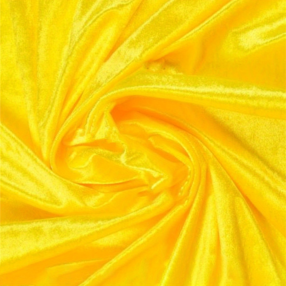 Medium Thickness Golden Velvet Fabric Thick Velvet Fabric - Temu