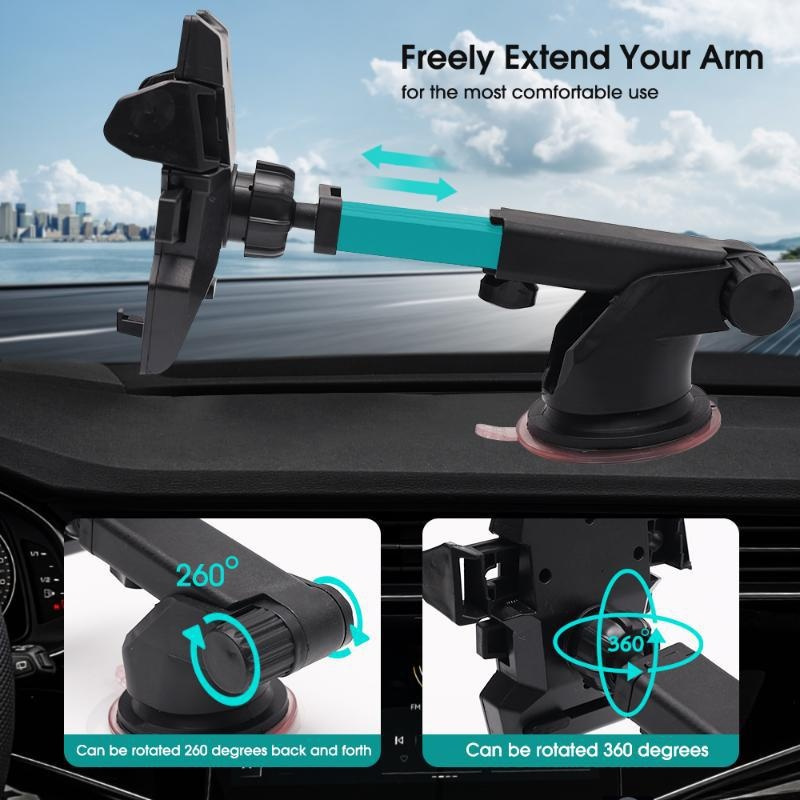 360 Suction Cup Car Phone Holder Windshield Mobile Phone Holder
