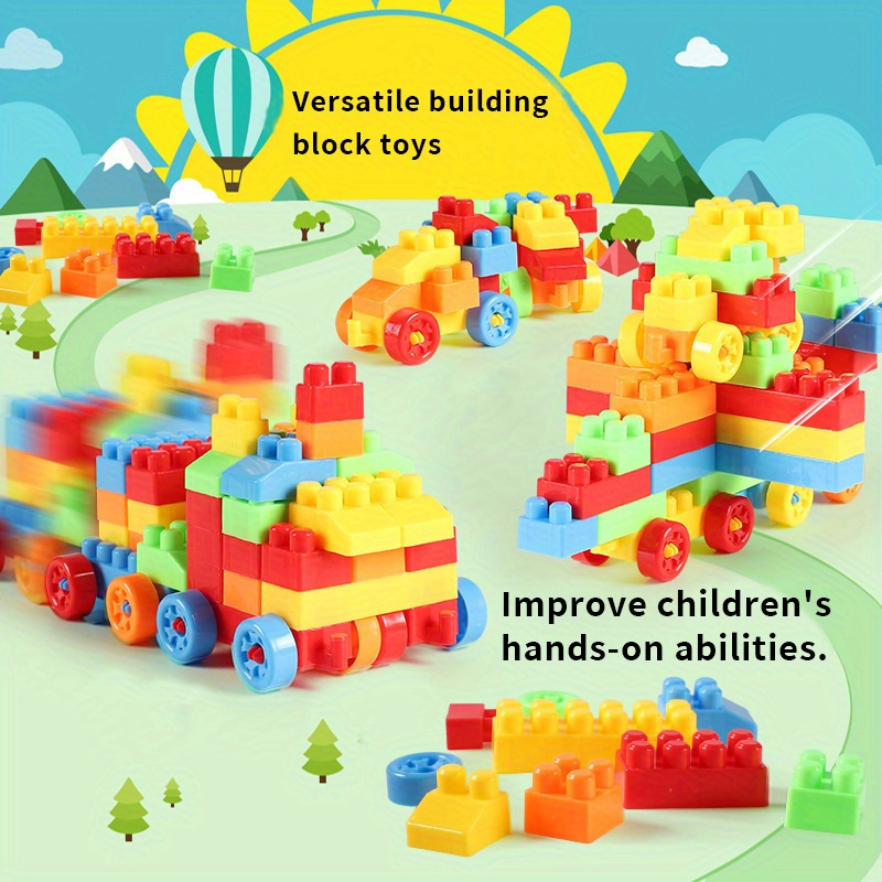 jouets éducatifs pour enfants maquette, blocs de briques en plastique  colorées sur fond blanc. espace de copie. concept d'éducation à la  créativité des enfants, vue de dessus 17158675 Photo de stock chez