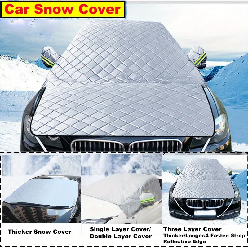 Couverture de neige de pare-brise de voiture, imperméable avec la