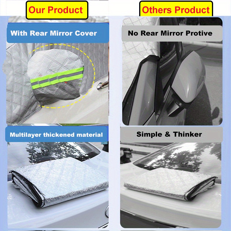 Parabrisas delantero magnético para coche, cubierta de hielo y nieve,  parasol antiescarcha, antiniebla, Protector solar Universal - AliExpress