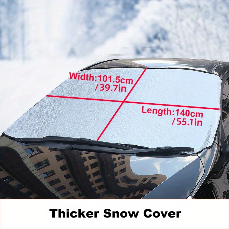 Couverture De Neige Pour Pare-brise De Voiture, Imperméable, Pare-brise  Avant Extérieur, Protection Anti-pluie, Anti-gel, Couverture Extérieure  Automobile - Temu Canada