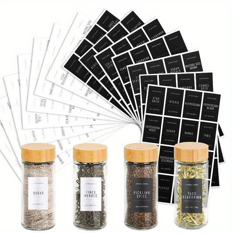 Étiquette de pot à épices Étiquettes d'herbes Étiquettes de