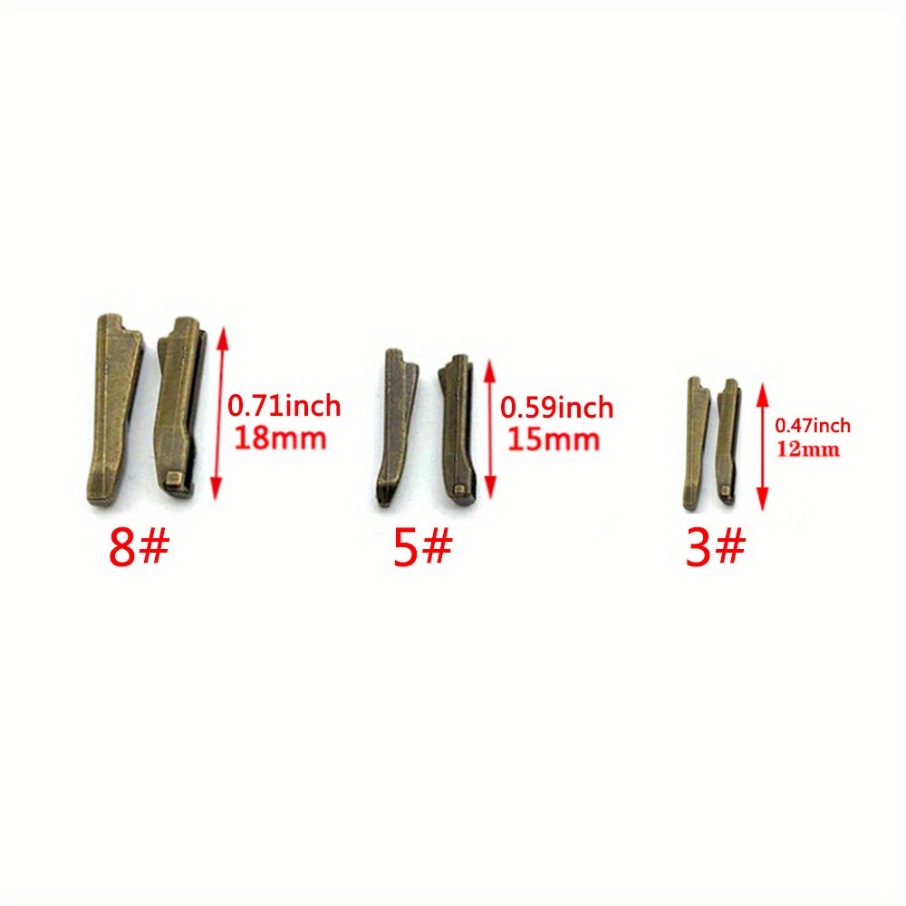Zipper Repair Kits #5 Retainers Box And Insertion Pins - Temu