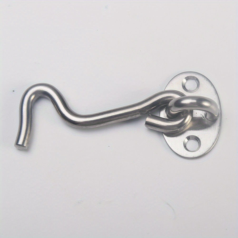 Cabin Hook Eye Latch, 4 Inch Door Latch Hook And Eye Stainless