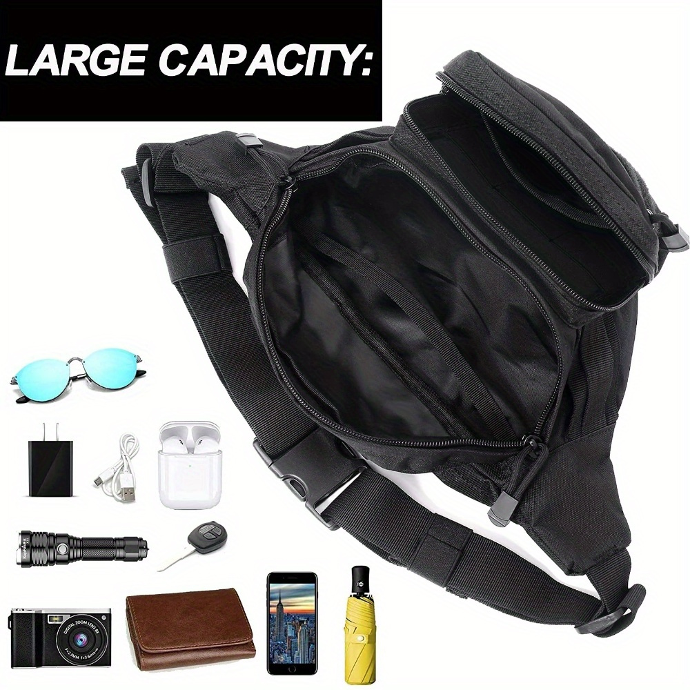1pc Casual Fanny Pack For Men Women Sports Waist Bag For Outdoor Hiking  Climbing Fishing - Sports & Outdoors - Temu