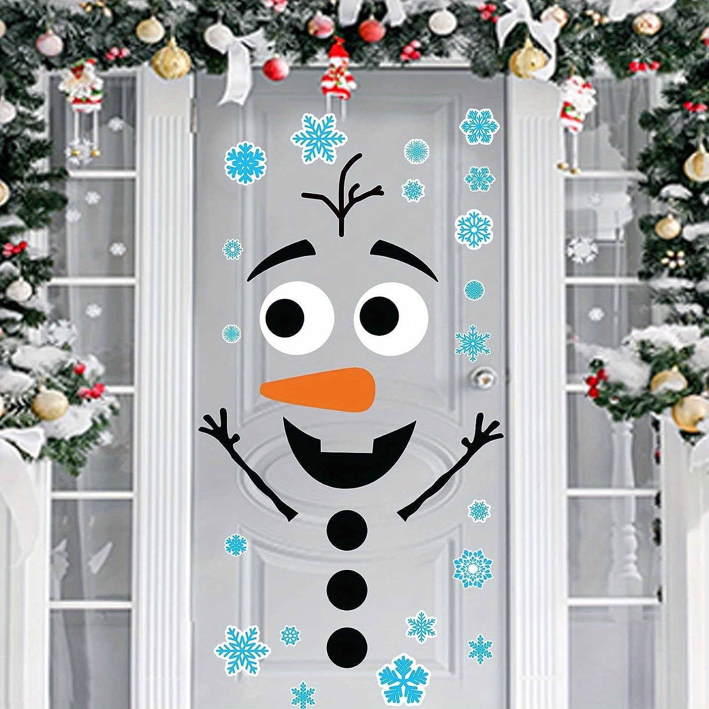 Snow Stickers for Sale  Snowflake sticker, Christmas stickers, Frozen  party decorations
