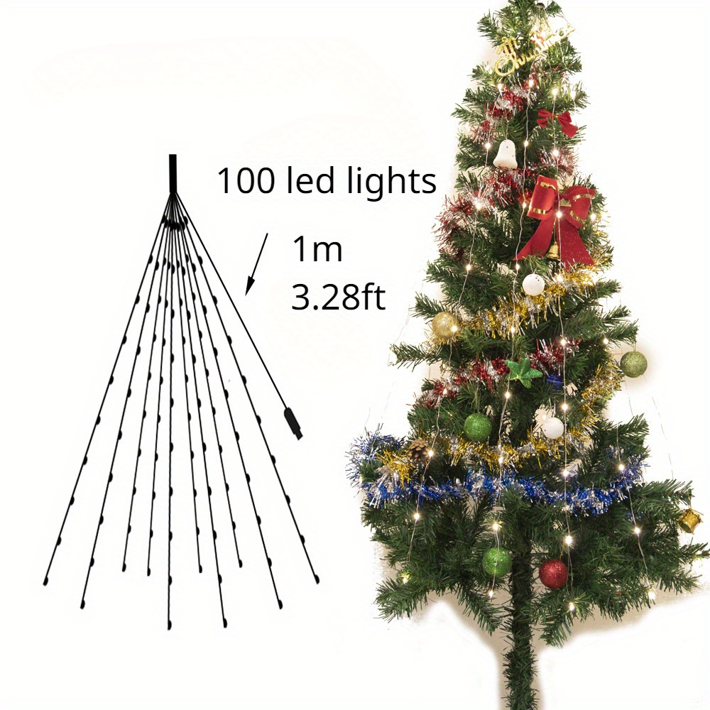 Bead & Wire Christmas Tree With USB Light Large