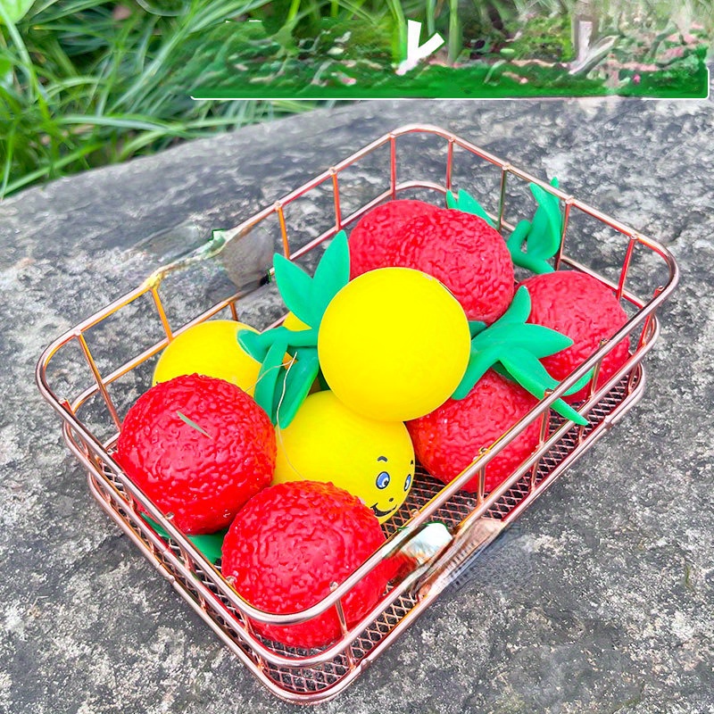 Carrot Squishy Balls, Vegetable Water Bead Filled SqueezeStress