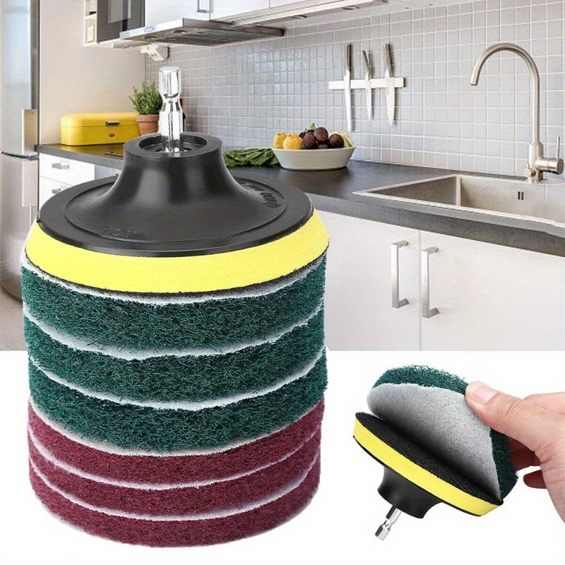 Microfiber bathroom bathtub cleaning tools car cleaning sponge kitchen cool  gadgets car scrub sponges brush free shipping items