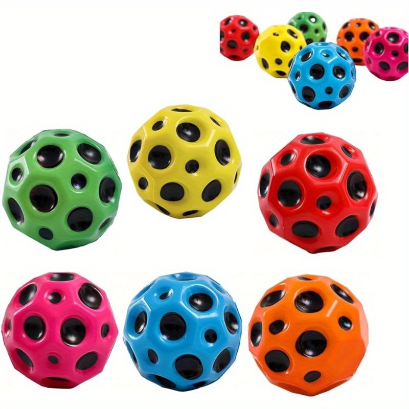 Set 6 pelotas saltarinas rayas 6 colores