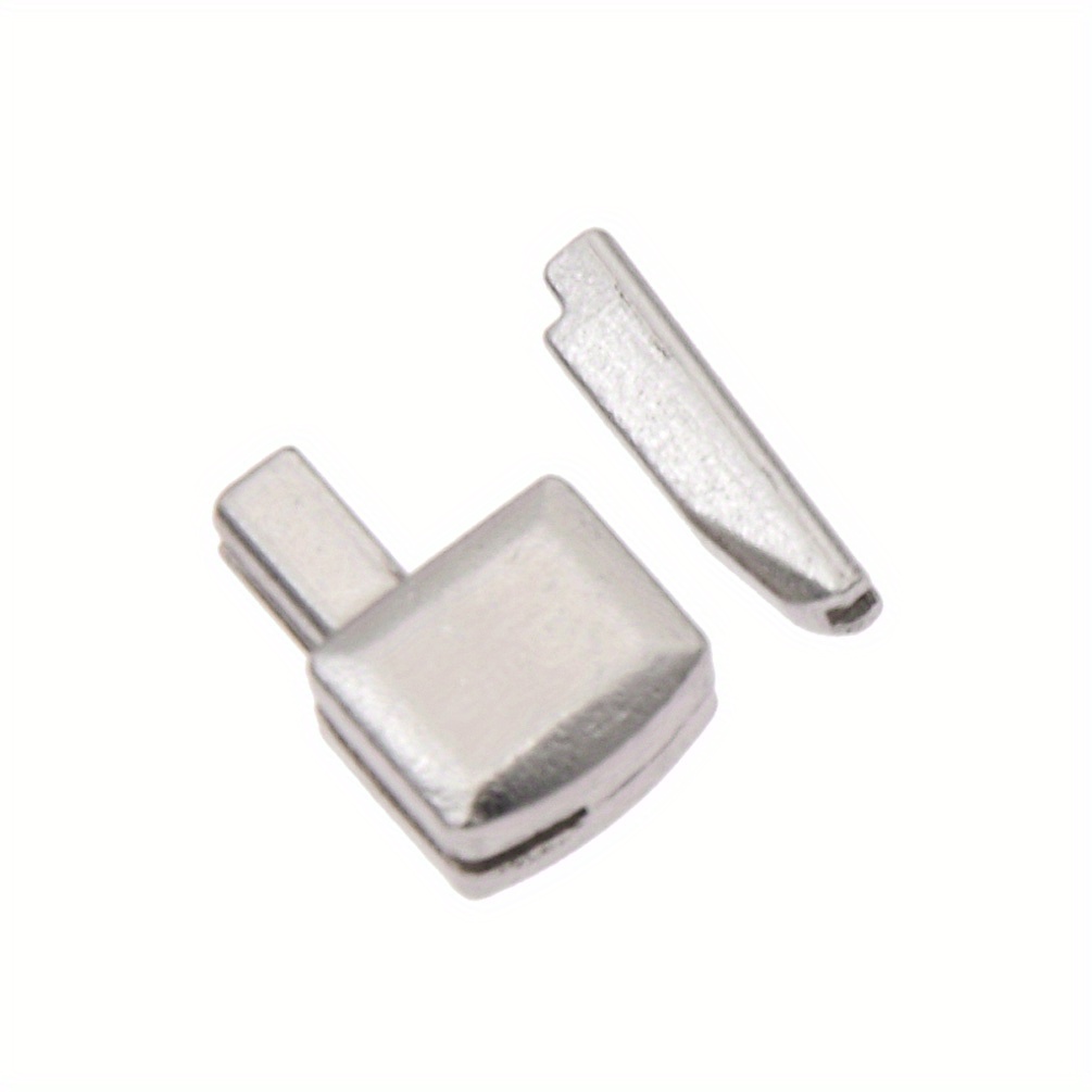 10 Pairs Of 8th Golden Side-insertion Block Pins Insertion Clothing Jacket Bag Zipper Accessories Zipper Accessories