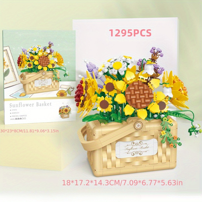 Cesta regalo flores preservadas Yellow - Love and Fest