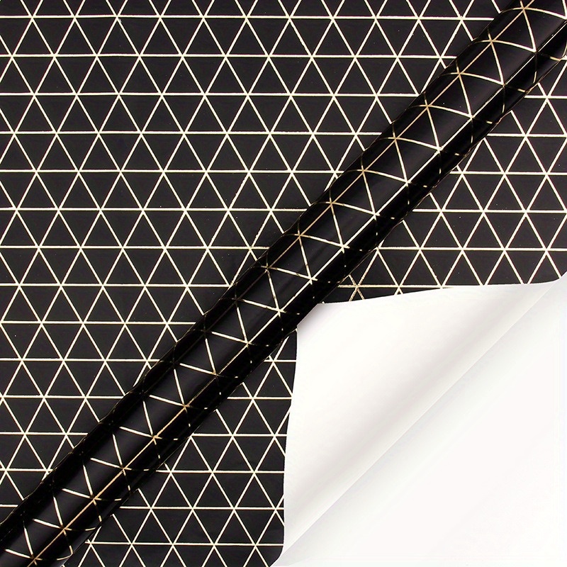 Geometric Gold Wrapping Paper