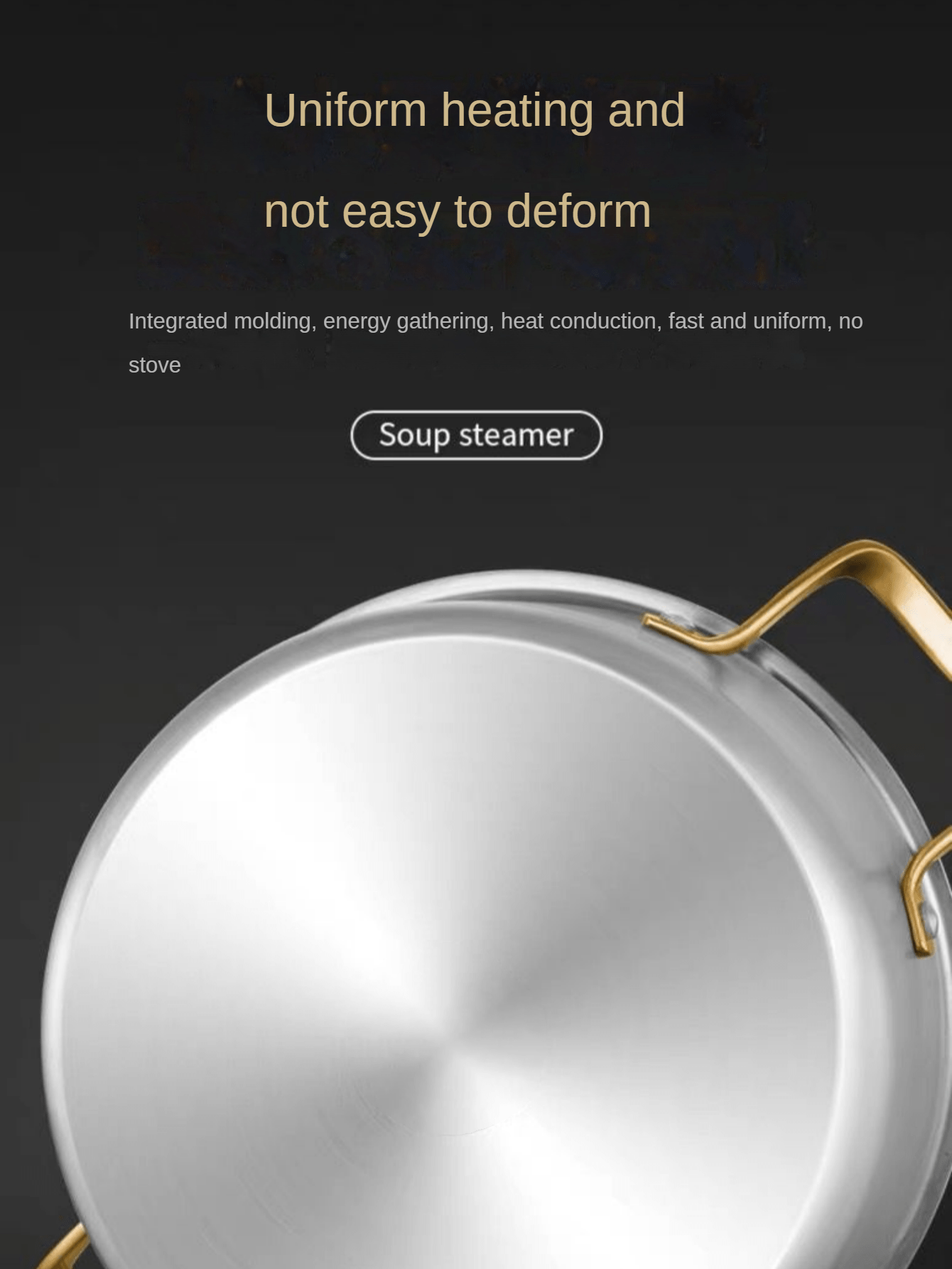 1 set stainless steel pot multifunctional steamer household thickened three layer soup pot hot pot integrated steaming cooking pot kitchen pot cooking utensils details 6