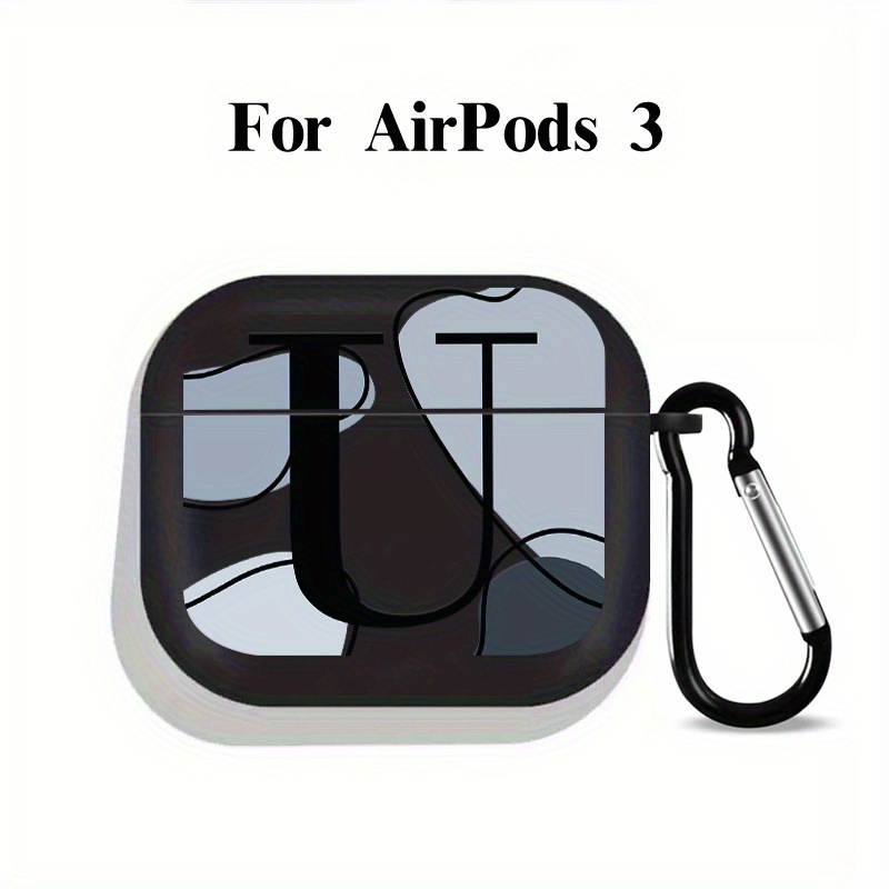 Upward Arrow Graphic Headphone Case For Airpods1/2, Airpods3, Pro, Pro (2nd  Generation), Gift For Birthday, Girlfriend, Boyfriend, Friend Or Yourself,  Black Pattern Anti-fall Silicon Headphone Case - Temu Bahrain