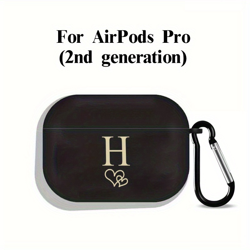 Letter H & Heart Graphic Printed Headphone Case For Airpods1/2, Airpods3,  Pro, Pro (2nd Generation), Gift For Birthday, Girlfriend, Boyfriend, Friend  Or Yourself - Temu